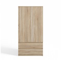 Topeshop SZAFA MALWA SON bedroom wardrobe/closet 5 shelves 2 door(s) Oak