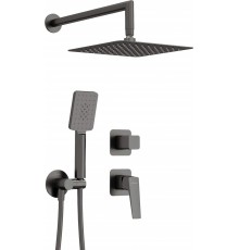 Concealed shower set