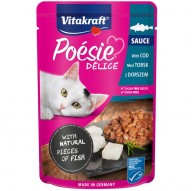 VITAKRAFT POESIE DELICE cod for cats - wet cat food - 85 g
