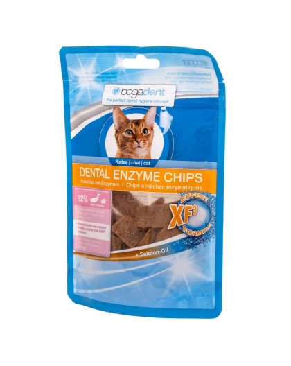 BOGAR Bogadent Dental enzyme chips Fish - cat treats - 50g