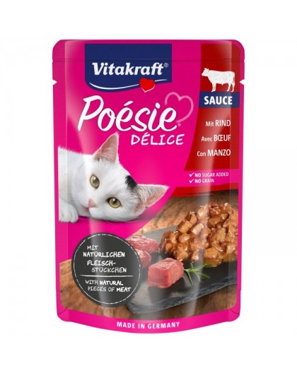 VITAKRAFT POESIE DELICE beef - wet cat food - 85 g