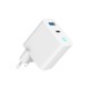 Gembird TA-UC-PDQC65L-W-01 mobile device charger Universal White AC Fast charging Indoor