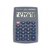 Vector KAV VC-210III pocket calculator, 8 digits, 64x98.5 mm, grey