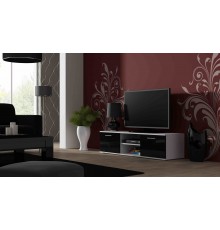 Cama TV stand SOHO 140 white/black gloss