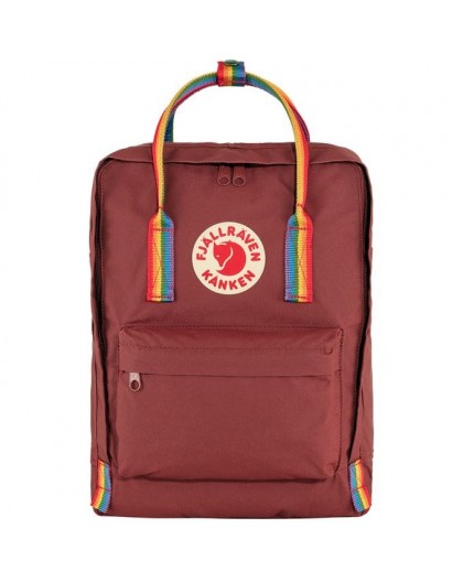 Fjällräven Kanken Rainbow backpack Casual backpack Bordeaux Vinylon