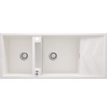 2-bowl magnetic granite sink with drainer