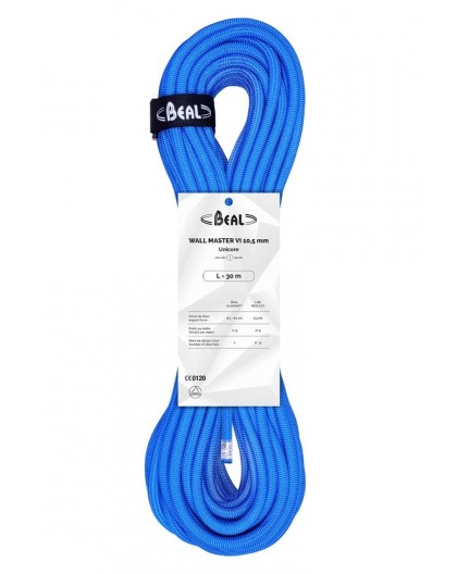 Rope beal wall master unicore 10.5mm 30m - blue BEAL