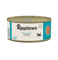 APPLAWS Tuna fillet in broth - wet cat food - 156g