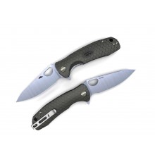 Knife Honey Badger Leaf 14C28N Small Black