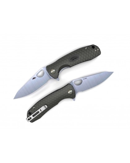Knife Honey Badger Leaf 14C28N Small Black