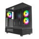 Montech XR Midi-Tower, Tempered Glass - black