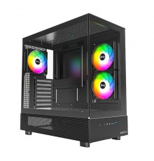 Montech XR Midi-Tower, Tempered Glass - black