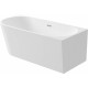 Right corner/freestanding acrylic bathtub - 150 cm