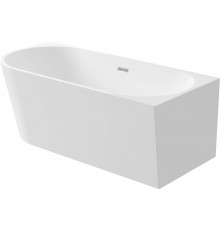 Right corner/freestanding acrylic bathtub - 150 cm