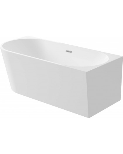 Right corner/freestanding acrylic bathtub - 150 cm