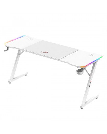Huzaro Hero 4.8 White RGB - gaming desk