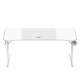 Huzaro Hero 4.8 White RGB - gaming desk