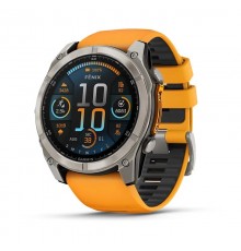 Garmin Fenix 8 3.56 cm (1.4") AMOLED 51 mm Digital 454 x 454 pixels Touchscreen Titanium Wi-Fi GPS (satellite)