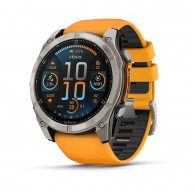 Garmin Fenix 8 3.56 cm (1.4") AMOLED 51 mm Digital 454 x 454 pixels Touchscreen Titanium Wi-Fi GPS (satellite)