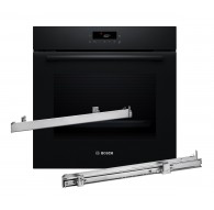 BOSCH Serie 2 HBA571BB4 oven 71 L 3600 W Black + BOSCH HEZ538000 guide rail