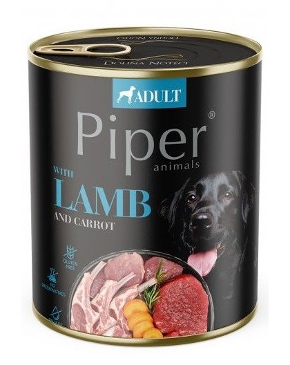 DOLINA NOTECI Piper Lamb with carrot - Wet dog food - 800 g