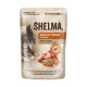 SHELMA Rich in chicken, turkey, beef and duck - wet cat food - 4x85g