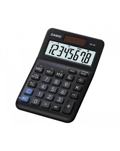 Casio MS-8F black office calculator