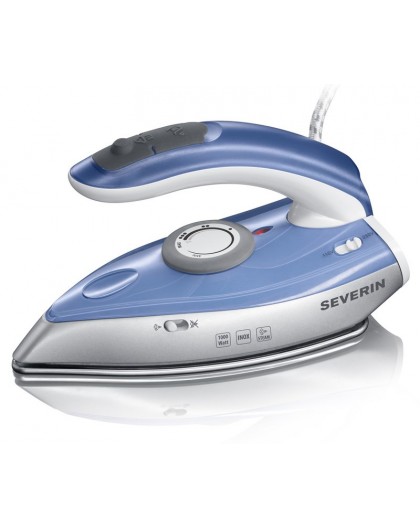Severin BA 3234 iron Dry & Steam iron Stainless Steel soleplate 1000 W Blue, Silver