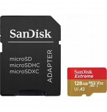 SanDisk Extreme 128 GB MicroSDXC UHS-I Class 10 + adapter