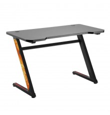 NanoRS RS120 Gaming Computer Desk, Modern Design, Light and Stable ( 50kg max load), Black & Orange,