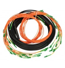 Extralink MP1 InfiniBand/fibre optic cable 25 m LC APC LC/APC Black, Green, Orange