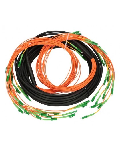 Extralink MP1 InfiniBand/fibre optic cable 25 m LC APC LC/APC Black, Green, Orange