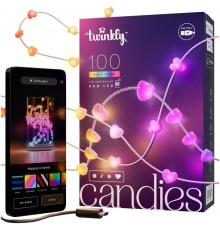 Twinkly Candies LED Christmas tree lights TWKH100RGB-T 6 m