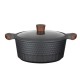 Resto Kitchenware Capella 6.6 L Round Black, Wood