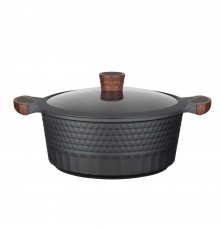 Resto Kitchenware Capella 6.6 L Round Black, Wood