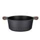 Resto Kitchenware Capella 6.6 L Round Black, Wood
