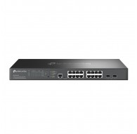TP-Link Omada 16-Port 2.5G and 2-Port 10GE SFP+ L2+ Managed Switch with 8-Port PoE+