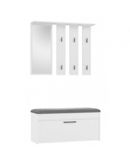 PARMA closet 100x35x180 cm, white