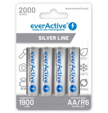 Rechargeable batteries everActive Ni-MH R6 AA 2000 mAh Silver Line
