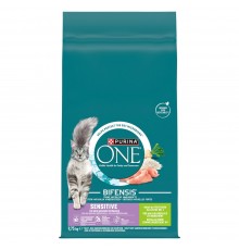 PURINA One Sensitive Turkey - dry cat food - 9,75kg