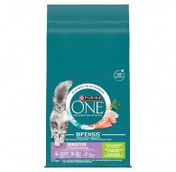 PURINA One Sensitive Turkey - dry cat food - 9,75kg