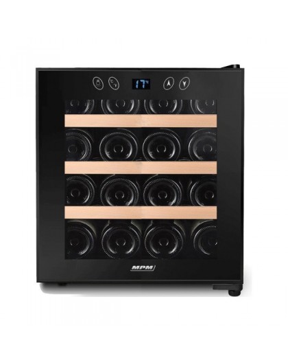 MPM MPM-48-CW-48 Thermoelectric beverage cooler Freestanding Black 16 bottle(s)