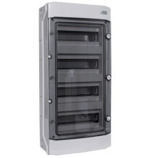 Surface-mounted installation enclosure, plastic, IP65, 4th row, 12 modules, 1500V DC