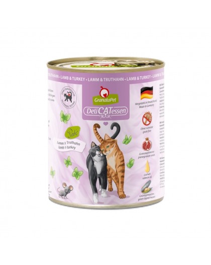 GRANATAPET DeliCATessen Salmon and turkey - wet cat food - 800g