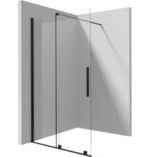 Walk-in shower wall 120 cm - sliding