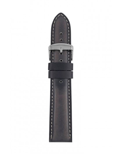 Leather strap Iron Annie blue, 22 mm