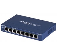 NETGEAR GS108GE network switch Unmanaged Gigabit Ethernet (10/100/1000) Blue