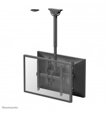 Neomounts NM-C440DBLACK Dual monitor/TV mount ceiling 32-60" - h 56-91 cm