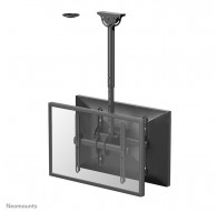 Neomounts NM-C440DBLACK Dual monitor/TV mount ceiling 32-60" - h 56-91 cm