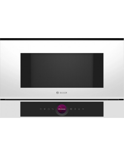 Bosch Serie 8 BFL7221W1 microwave White Solo microwave Built-in 21 L 900 W